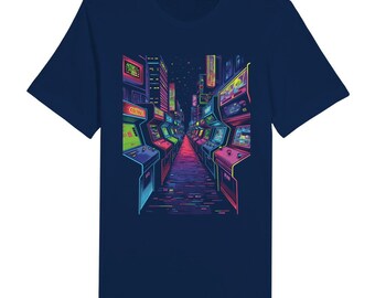 Retro Neon Arcade Gaming Shirt