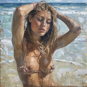 Femme à la plage