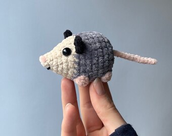 Baby Opposum gehaakte knuffel