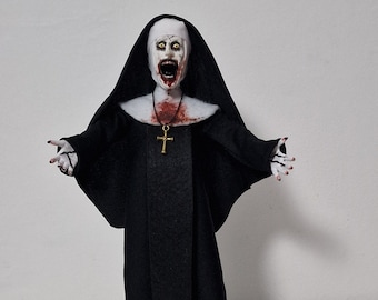 Demon Nun Valak 1/6 horrorfiguur pop bebloed uit The non