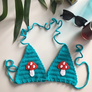 Festival Bikini, Crochet Bikini , Handmade Crochet Bikini, Handmade Bikini Top, Festival Style Bikini Top, Summer Bikini