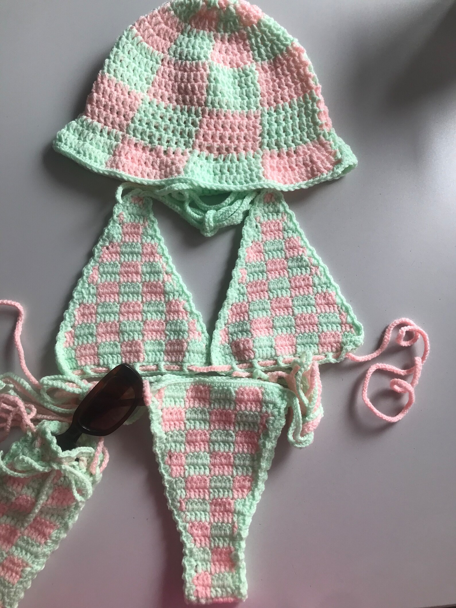 Crochet Trim Bikini Set - Summer Pool Party Edit