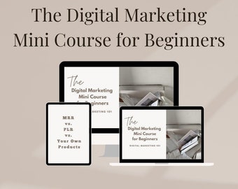 digital marketing, video course ,MRR, PLR , Faceless , Beginner Friendly