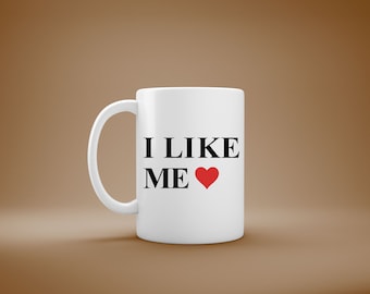 Deadpool Wolverine Inspired Ceramic Coffee Mug, I Like Me