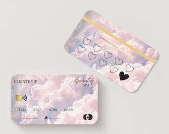 Editable, modifiable, carte fidelite, carte IG 2024, business card, Editable Esthetician Templates, Skincare Template, Social Media