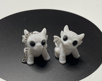 Gargoyle Fidget: 3D printed Gothic Keychain Decor, Backpack Charm