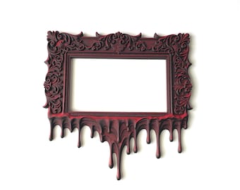 Gothic Drip Frame | Frame Display | Home Decor | Baroque Decor | Dark Wall Art