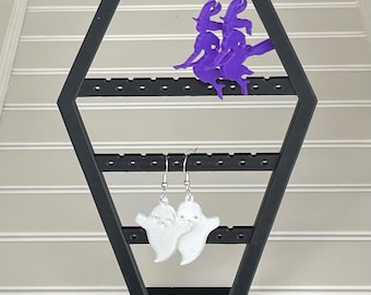 Coffin Earring Stand: 3D Printed Goth Jewelry Organizer