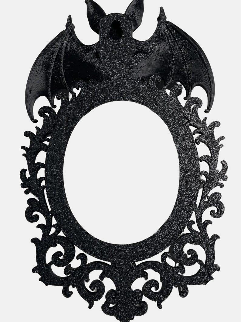 Victorian Gothic Bat Frame: Dark Academia Halloween Decor - Etsy