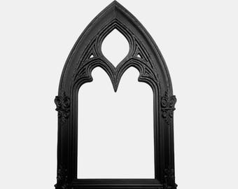 Gothic Cathedral Arch Frame, Gothic Wall Art for Dark Academia Decor,