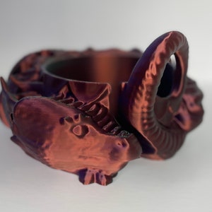 Dragon Yarn Bowl with Tool Holders, 3D Printed Dragon Yarn Bowl, Yarn Bowl, Crochet Bowl, Knitting Bowl,