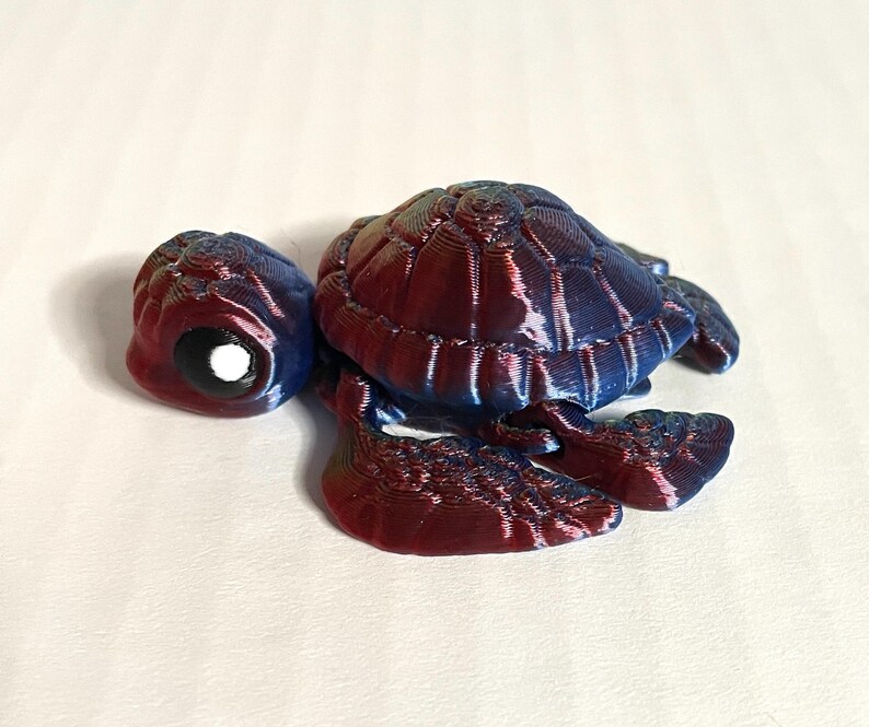 3D Printed Flexi Sea Turtles: Articulated Fidgets for ADHD Stress ...