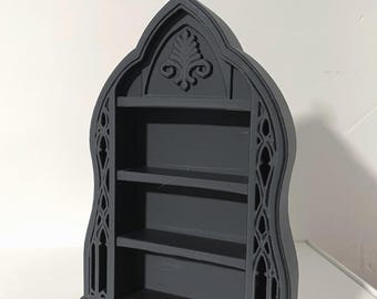 Mini Gothic Bookcase |  Mini Shelf | Gothic Home Decor | Dark Aesthetic