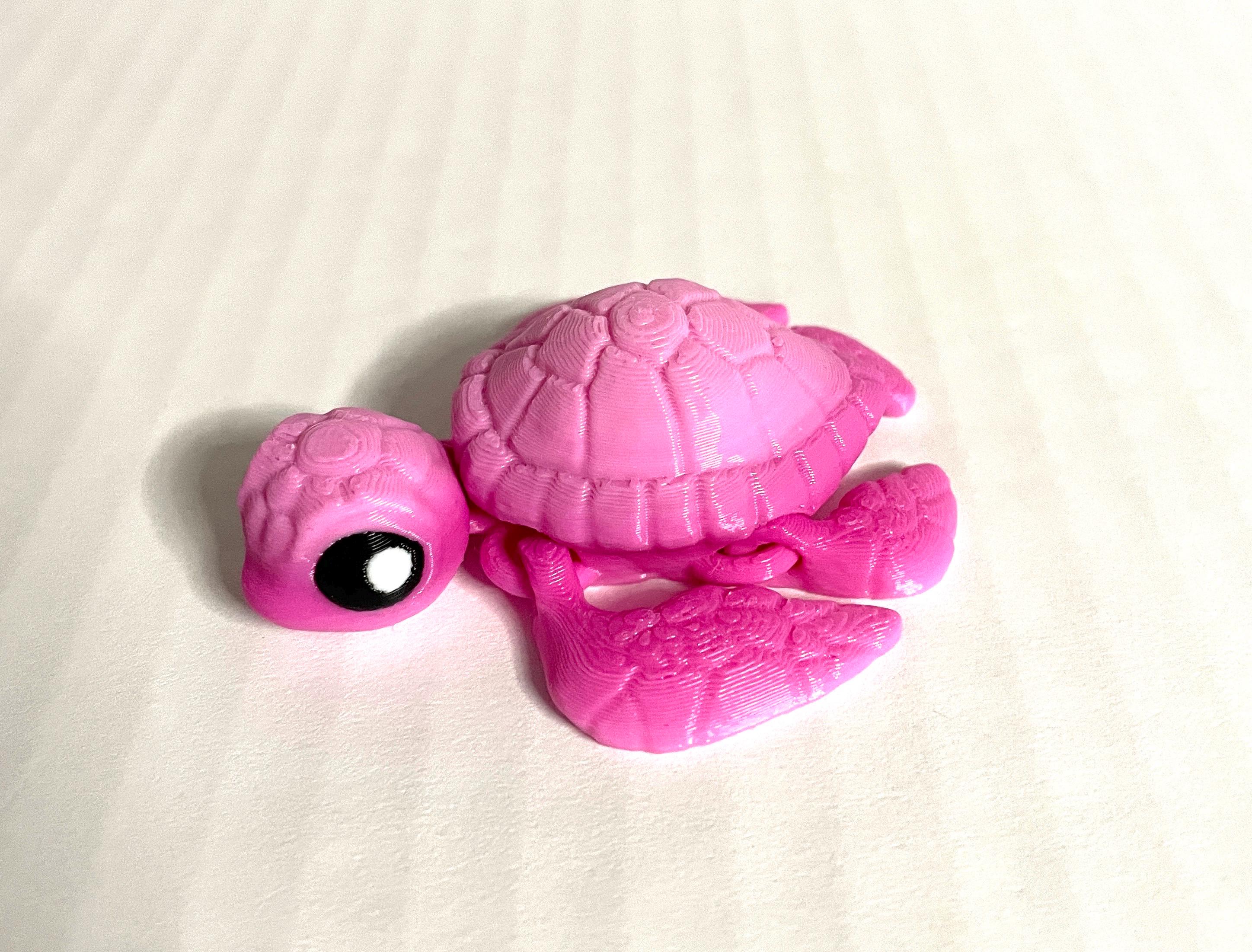 3D Printed Flexi Sea Turtles: Articulated Fidgets for ADHD Stress ...