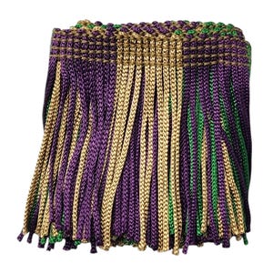 Mardi Gras "Striped" Fringe