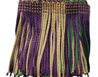 Mardi Gras "Striped" Fringe