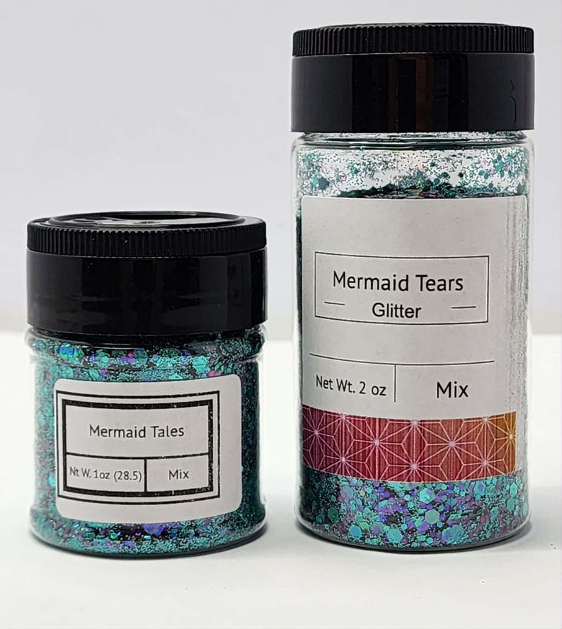 Mer Made Lids Mermaid Tales - Holographic