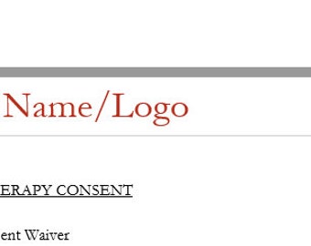 Walk and Talk Therapy Consent Form