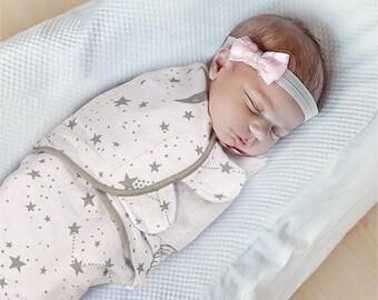 Sacco Nanna per il tuo Bimbo/Neonato, Coperta Swaddle in Puro Cotone, Vari Disegni, Età 0-1 Anno, Baby Cocoon - Cucito a Mano