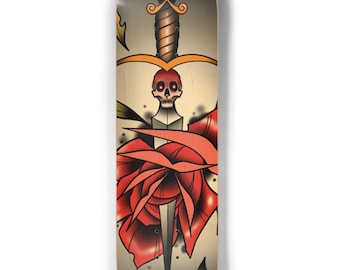 Dagger Skull Rose Tattoo Deck