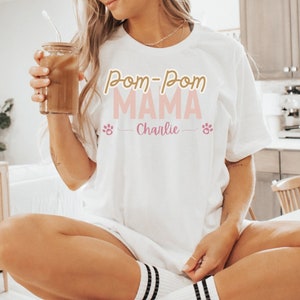 Pomeranian Mom tshirt, Pomeranian Custom tshirt, Pomeranian Dog Mom Gift, Pomeranian tshirt, Present For Dog Owner, Dog Tee, Dog Mom Present