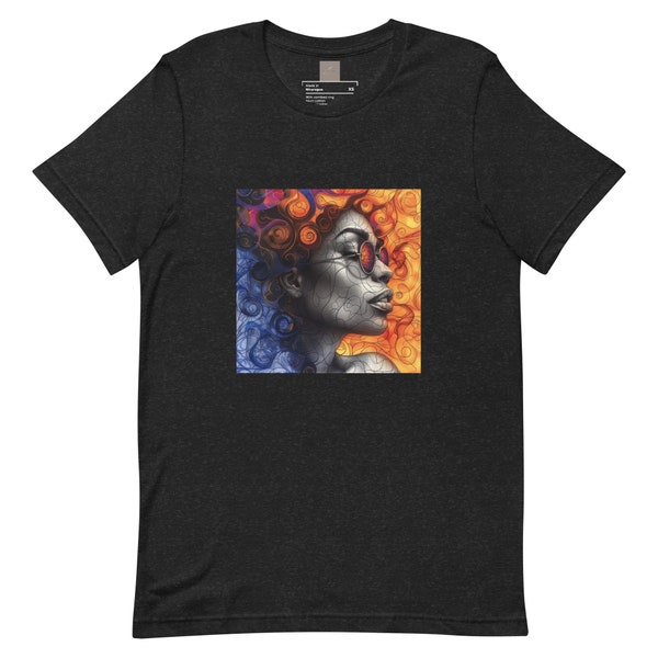 Unisex T-shirt, Print Woman, colorful
