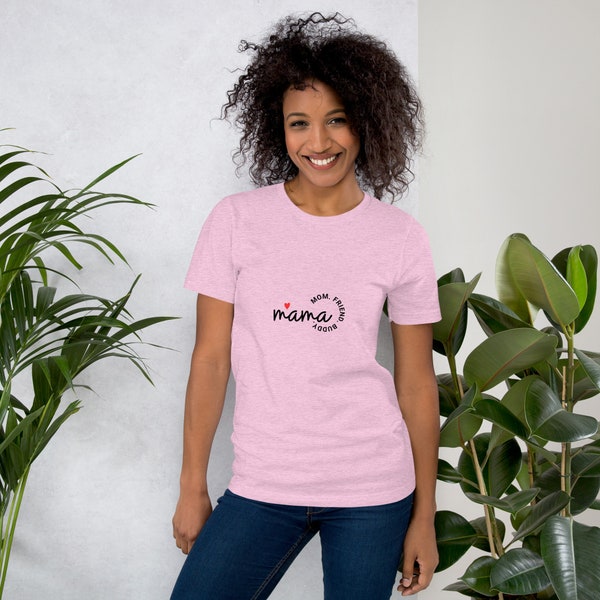 Unisex t-shirt, Muttertag, Geschenk, Mom, Dankeschön, Freitzeitbekleidung, Oberteil, Buddy, Friend, Freundschaft