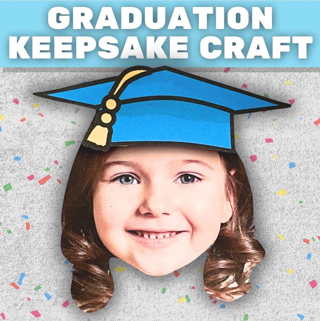 Graduation Craft for Kids | Printable Cap Template | End of Year ...