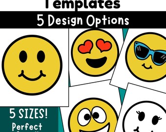 Printable Smiley Face Templates Crafts  and Fun SEL Activities for Kids & Families