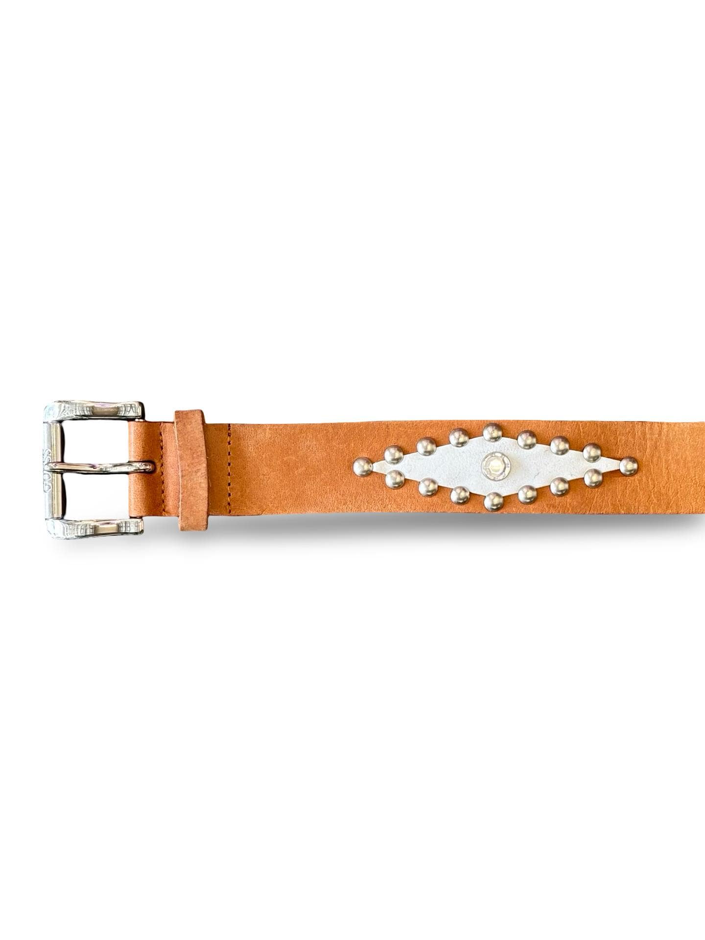Vintage Guess Embellished Distressed Leather Belt Vintage GUESS PREMIUM TRADEMARK Western Style | Mercari main image 3