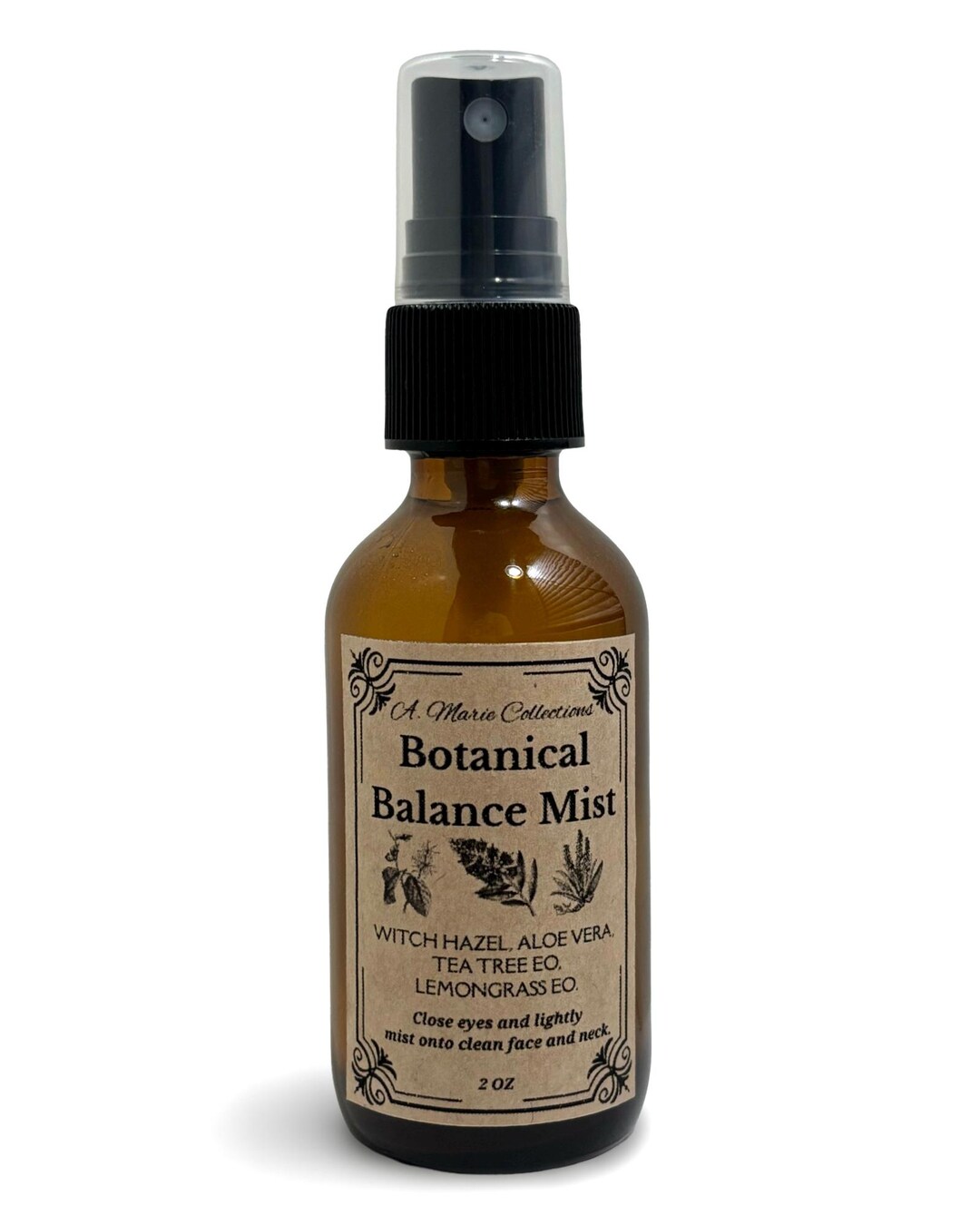 Photo inspiration: Visual Reference: Botanical Balance Mist Organic All Natural Facial Toner