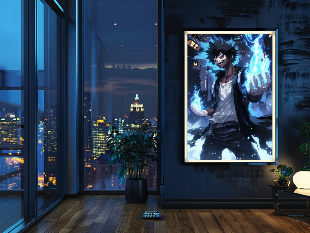 Dabi My Hero Academia Poster: Anime Wall Art (digital Download) - Etsy