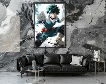 My Hero Academia Poster: Deku Anime Wall Art (Digital Download)