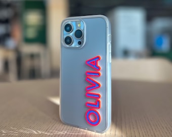 Custom Name iPhone Mirror Case – Personalized Cover for iPhone 17 16 15 14 13 12 11 Pro Max Plus – Stylish Initials Gift