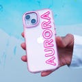 Personalized Clear Phone Case with Acrylic Name – Soft Summer Colors product logo