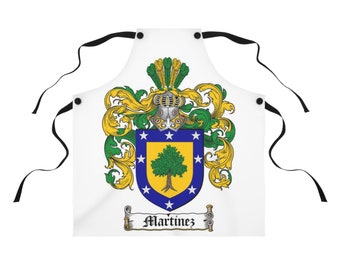 Martinez Family Heraldiek - Familia Wapenschild - Achternaam - Schort (AOP)