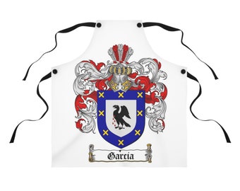 Garcia Family Heraldiek - Familia Wapenschild - Achternaam - Schort (AOP)