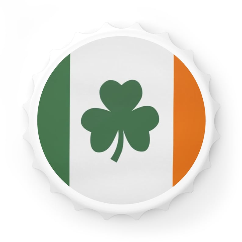 Irish Born & Proud EIRE Shamrock Sticker/Decal – 50mm (2″) – Set Of 4 | Glossy Vinyl
