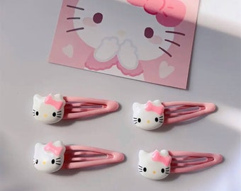 2PC Hello Kitty Hairclip