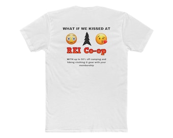 what if we kissed at rei co-op backside t-shirt