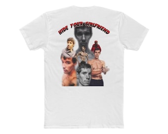 alex honnolds assemble to become mr. steal your girl backside t-shirt