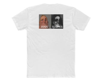 jugs vs slopes backside t-shirt