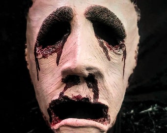 Sadness Latex Mask - Hand Painted - Skinner Series