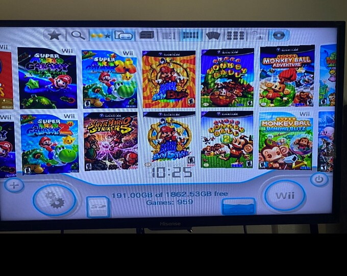 Modded WII Hard Drive Gamecube Games LOADED Etsy