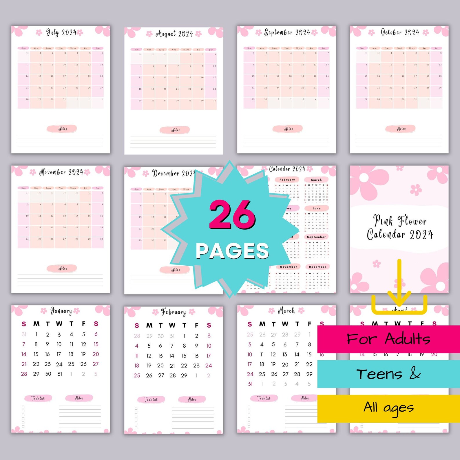 Calendar 2024 Printable Pdf Download Cute Calendars Monthly Planner Calendar 2024 Printable Pdf Download Cute Calendars Monthly Planner