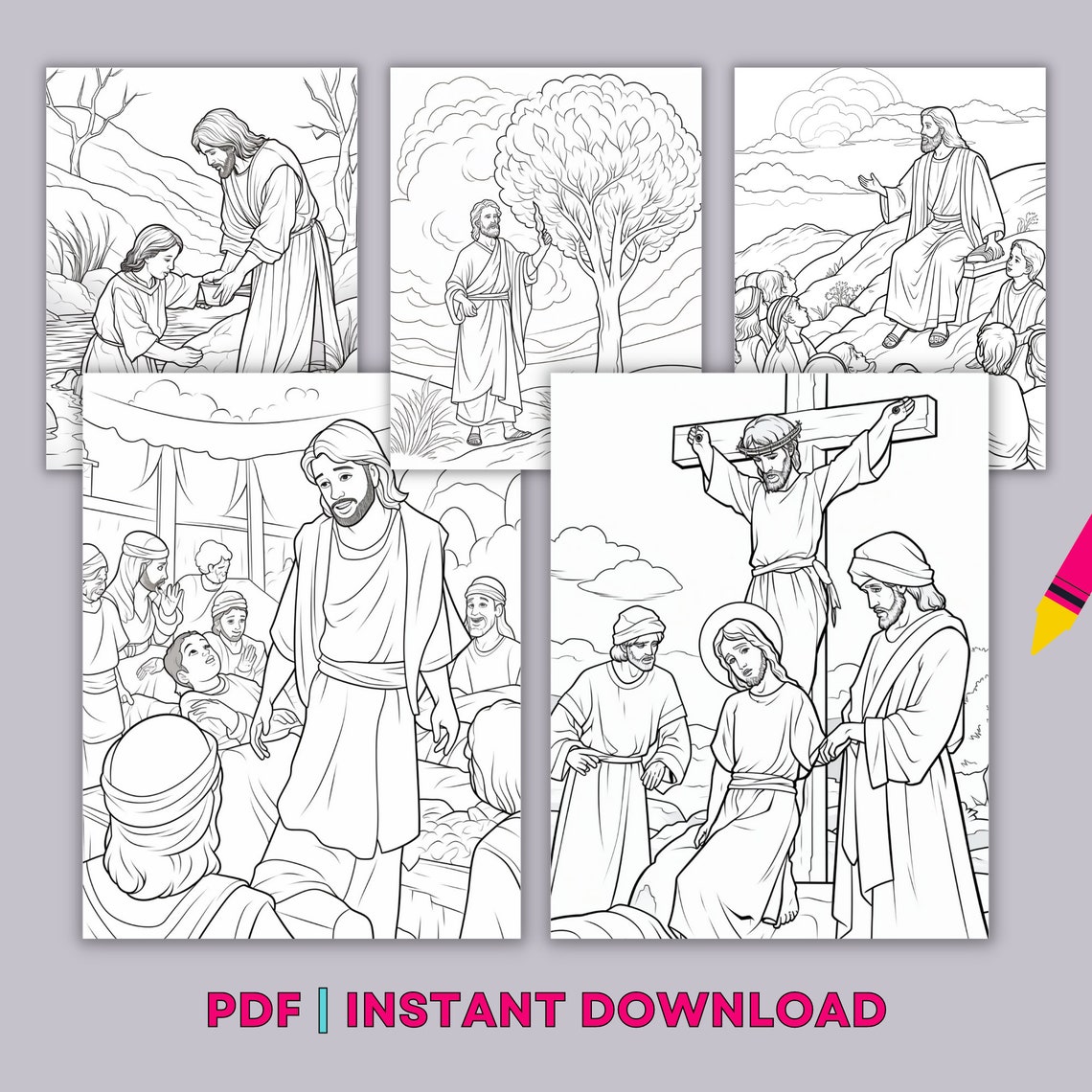 Digital Download Printable Bible Activity Kids Bible Lesson New ...