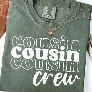 Cousin Crew SVG, PNG, Retro, Stacked