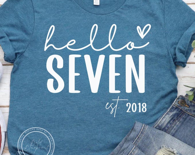 Hello Seven This item is unavailable - Etsy