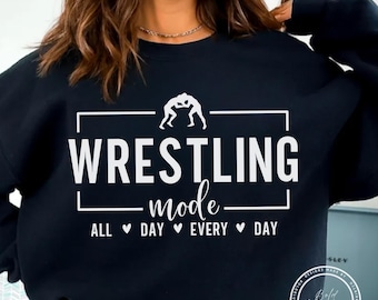 Wrestling Mode All Day Every Day PNG, Heart, Wrestling