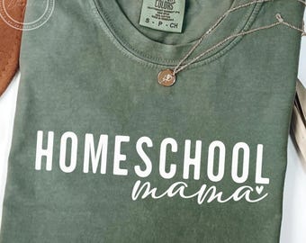 Homeschool Mama SVG PNG: T-Shirt Design, Mom Gift (Digital Download)